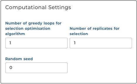 computational settings