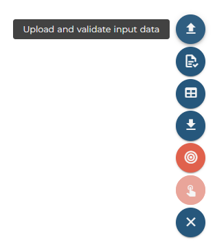 upload and validate data