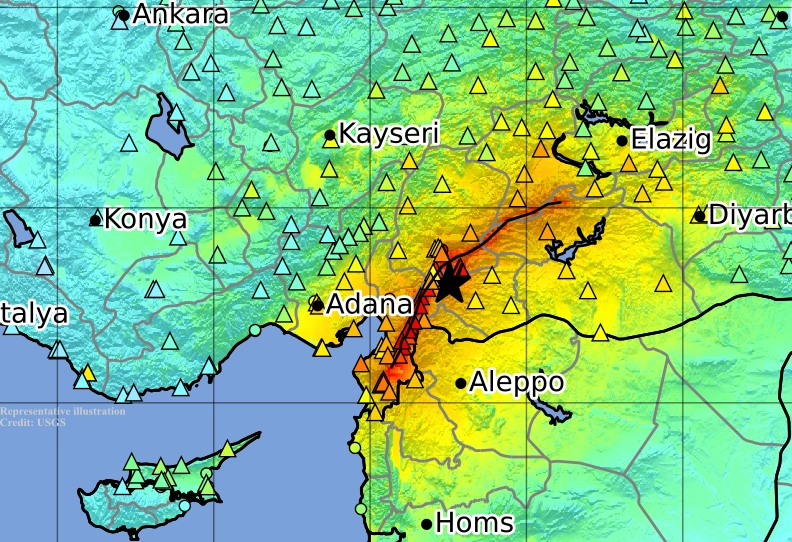 Advanced ground shaking and earthquake damage modelling
    following 2023 Kahramanmaras sequences